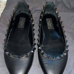 Valentino Garavani noir ballet flats 39.5